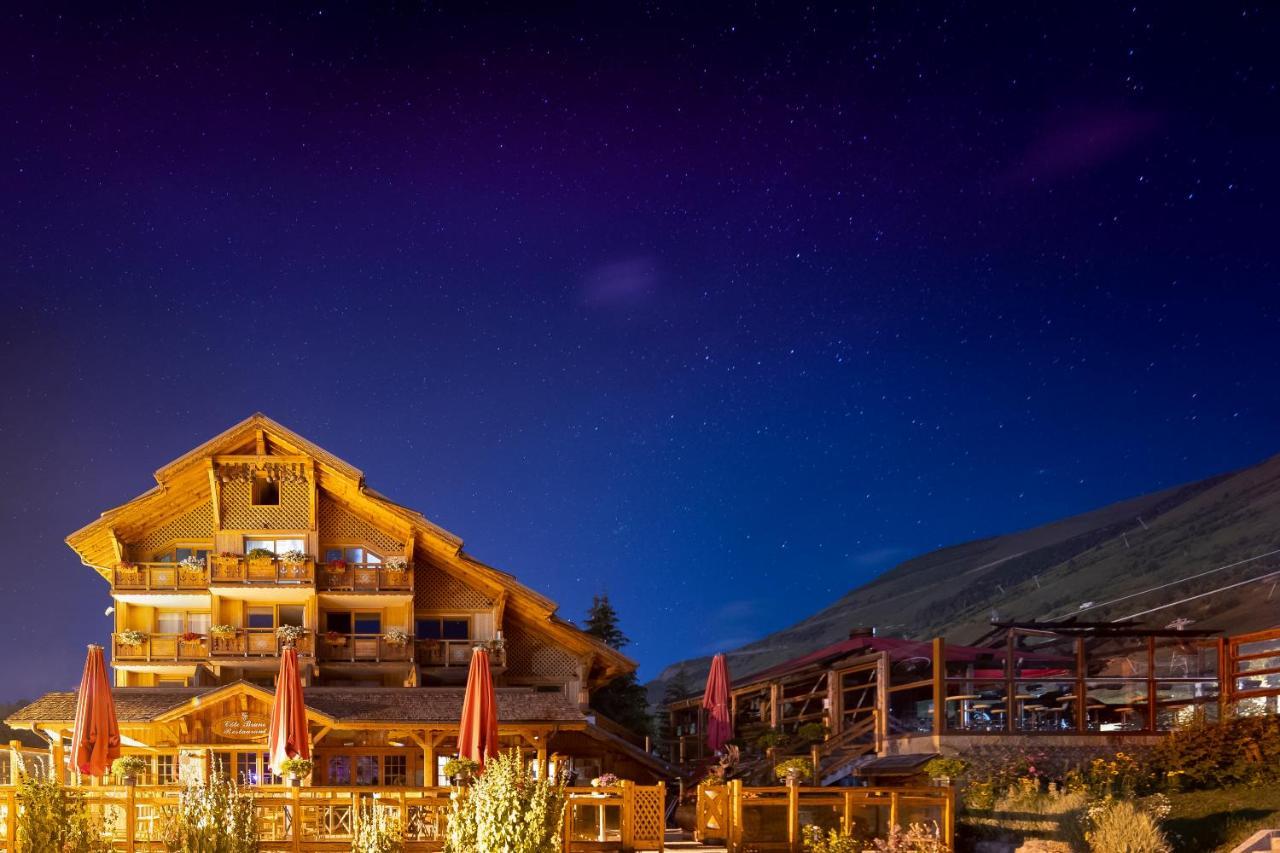Hotel Cote Brune Les Deux Alpes Exterior photo